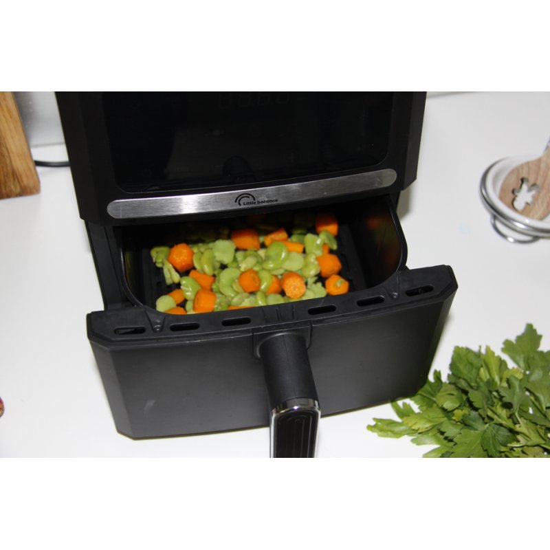 Little Balance heteluchtfriteuse Crousty Light, zwart, 5L, 1500W